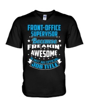 FRONT-OFFICE SUPERVISOR V-Neck T-Shirt thumbnail
