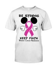 Be strong Keep faith - Breast cancer Awareness Classic T-Shirt tile