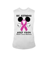 Be strong Keep faith - Breast cancer Awareness Sleeveless Tee tile
