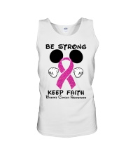 Be strong Keep faith - Breast cancer Awareness Unisex Tank tile