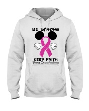 Be strong Keep faith - Breast cancer Awareness Hooded Sweatshirt tile