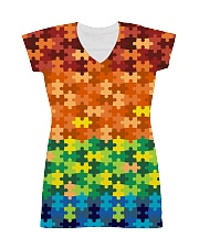 Autism Puzzle - Autism Awareness All-over Dress thumbnail