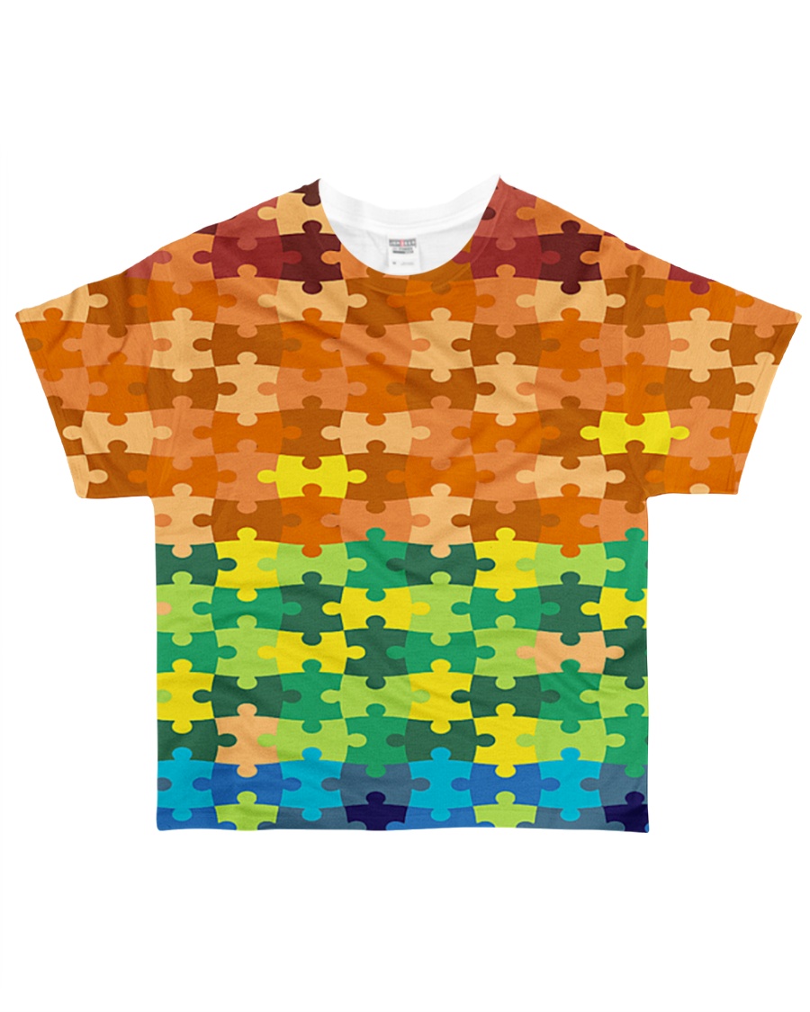 Autism Puzzle - Autism Awareness All-over T-Shirt