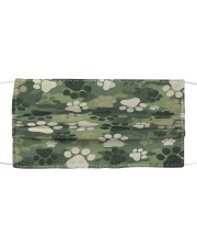 Cute camouflage feet Cloth face mask front