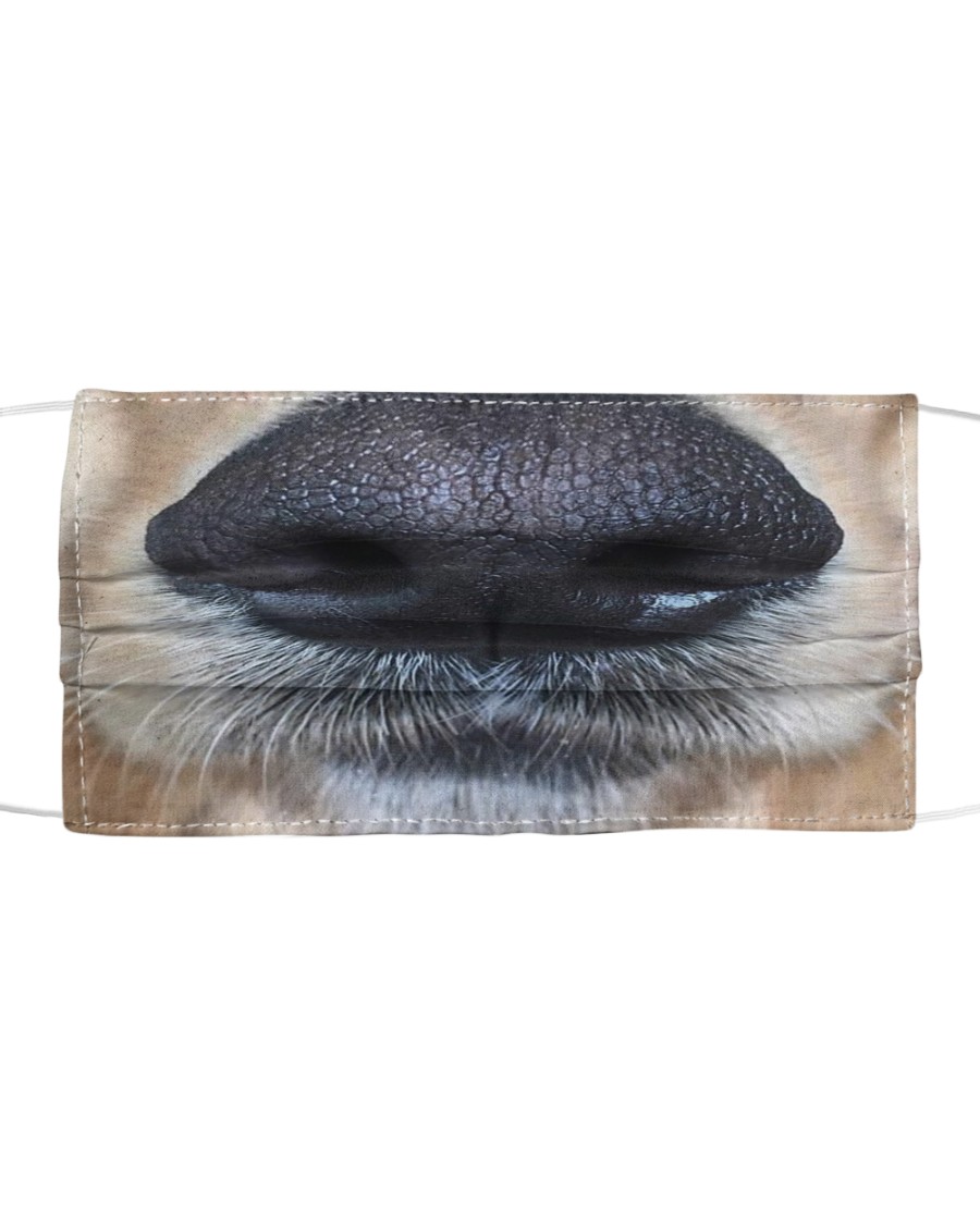 Cute Golden Retriever Nose Cloth face mask