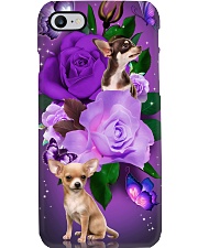 Dog - Chihuahua Purple Rose Phone Case i-phone-7-case