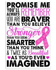 Promise me - Breast caner Awareness Month 11x17 Poster front