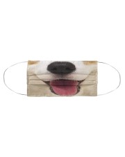 Cute Smiling Corgi Cloth face mask aos-face-mask-coverlet-lifestyle-front-01