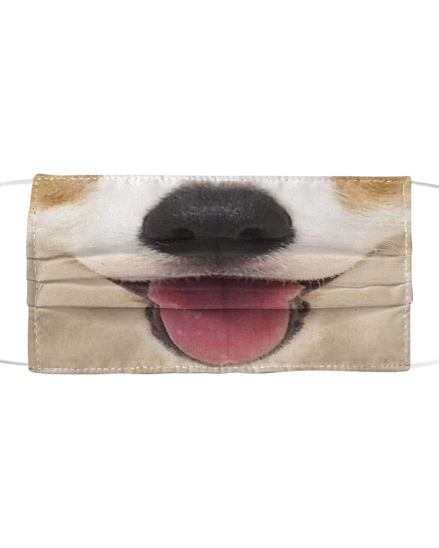 Cute Smiling Corgi Cloth face mask