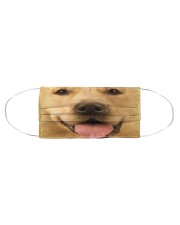 Cute 3D Golden Retriever Cloth face mask aos-face-mask-coverlet-lifestyle-front-01
