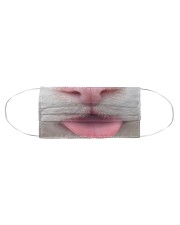Cute Cat Stuck out tongue Cloth face mask aos-face-mask-coverlet-lifestyle-front-01