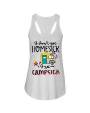 I don't get home sick I get campsick Ladies Flowy Tank tile