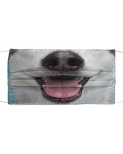 Cute Smiling Husky Cloth face mask front