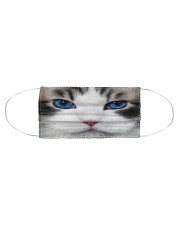 Cute Blue eyes Cat Cloth face mask aos-face-mask-coverlet-lifestyle-front-01