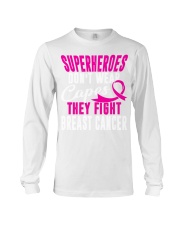 Superheroes don't wear - Breast cancer Awareness Long Sleeve Tee tile