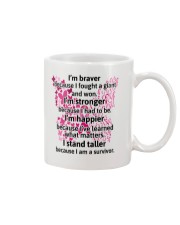 Superheroes don't wear - Breast cancer Awareness Mug tile