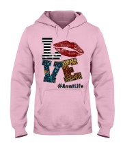 Love Aunt Life Hooded Sweatshirt front