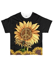 Hippie Sunflower All-over T-Shirt front