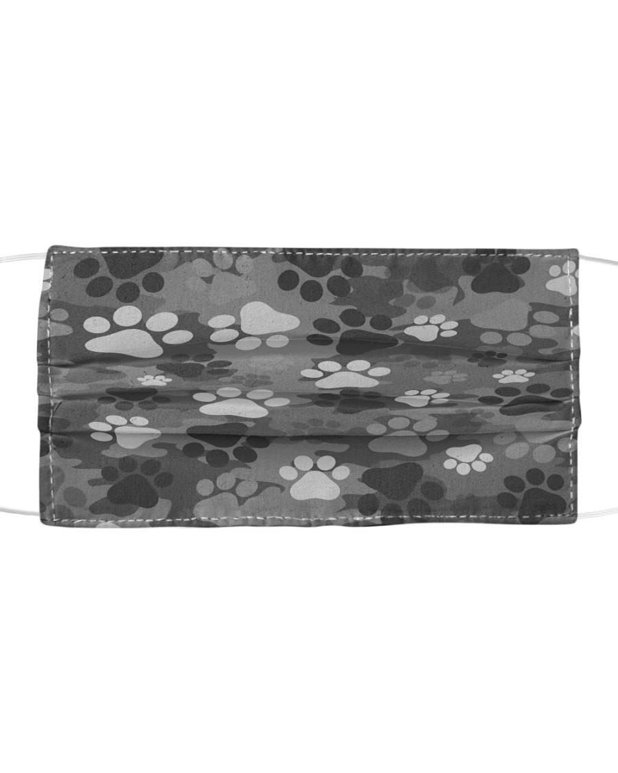 Camouflage feet Cloth face mask