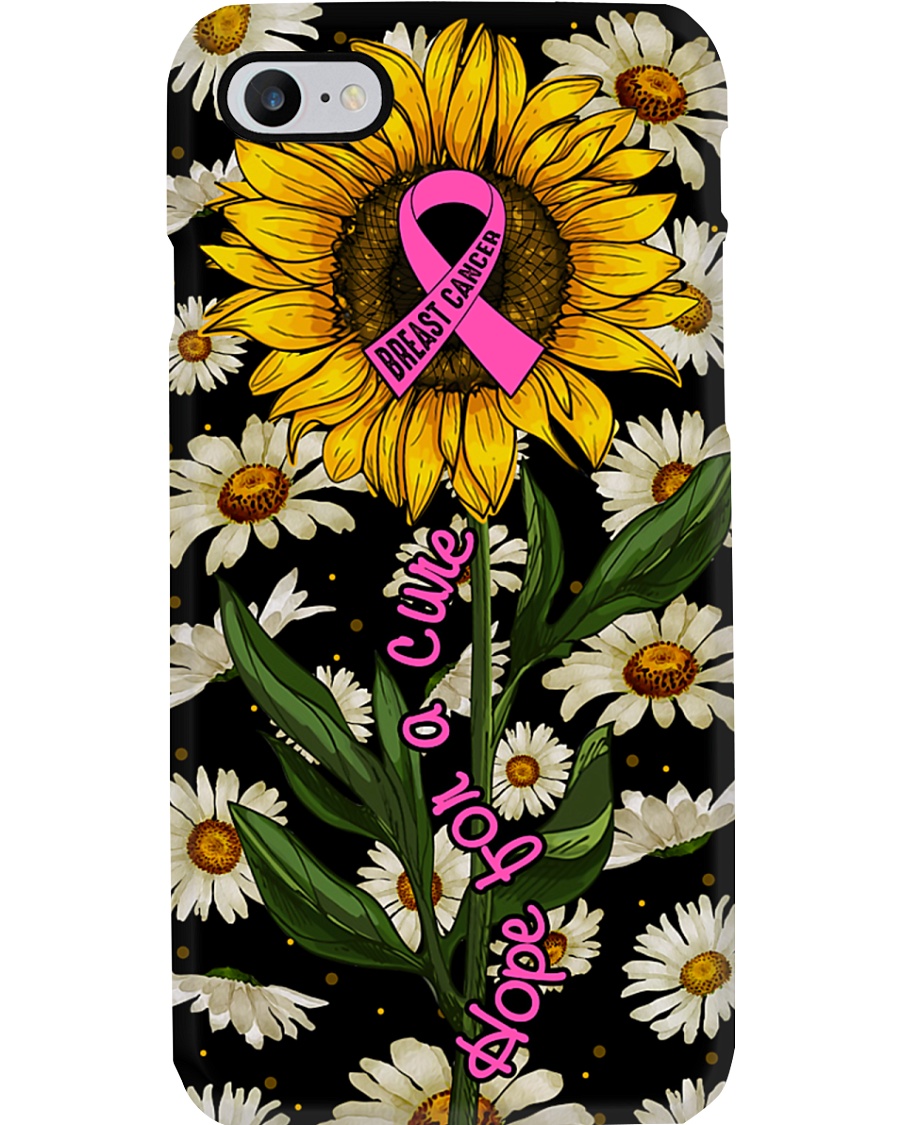Breast cancer Awareness - Hope for a cure Phone Case