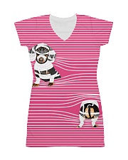 Cute Dachshund Halloween All-over Dress thumbnail