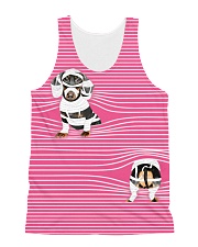 Cute Dachshund Halloween All-over Unisex Tank thumbnail