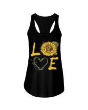 Love Fishing with sunFlower Ladies Flowy Tank thumbnail