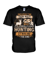 Really love Hunting V-Neck T-Shirt thumbnail