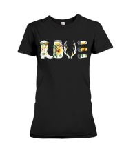 Love Hunting with sunFlower Premium Fit Ladies Tee thumbnail