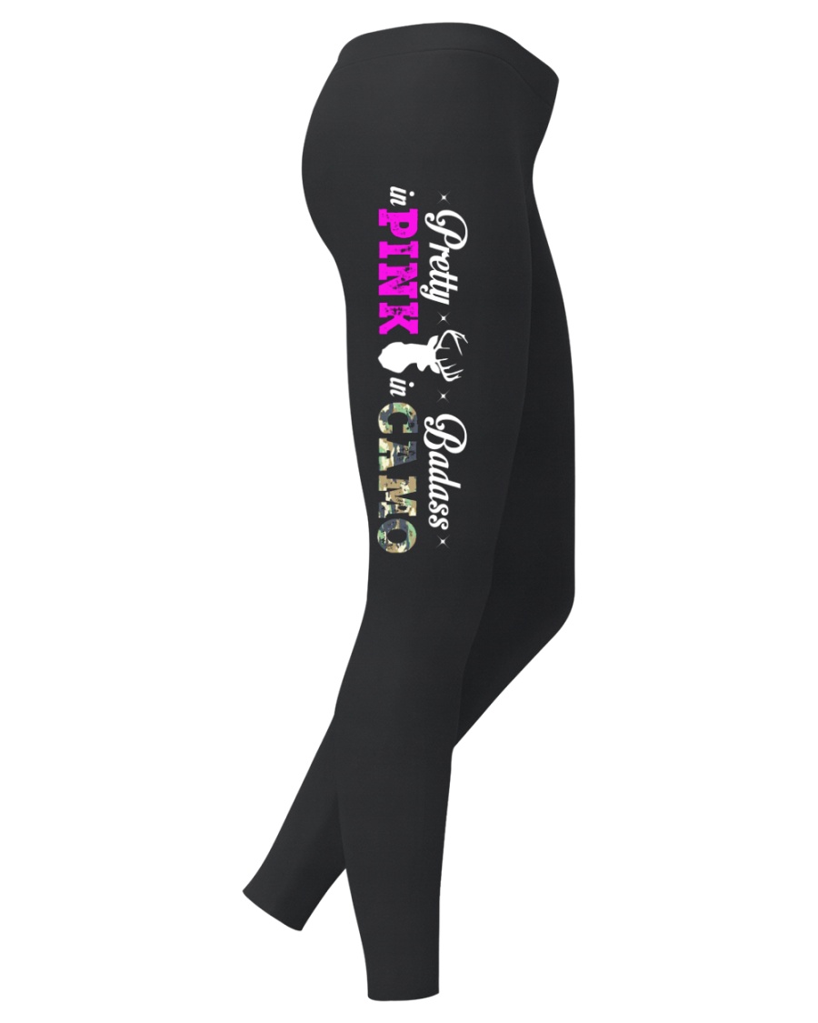 Badass in Camo Ladies Leggings