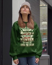 Living the dream Crewneck Sweatshirt lifestyle-unisex-sweatshirt-front-1