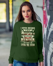 Living the dream Crewneck Sweatshirt lifestyle-unisex-sweatshirt-front-9