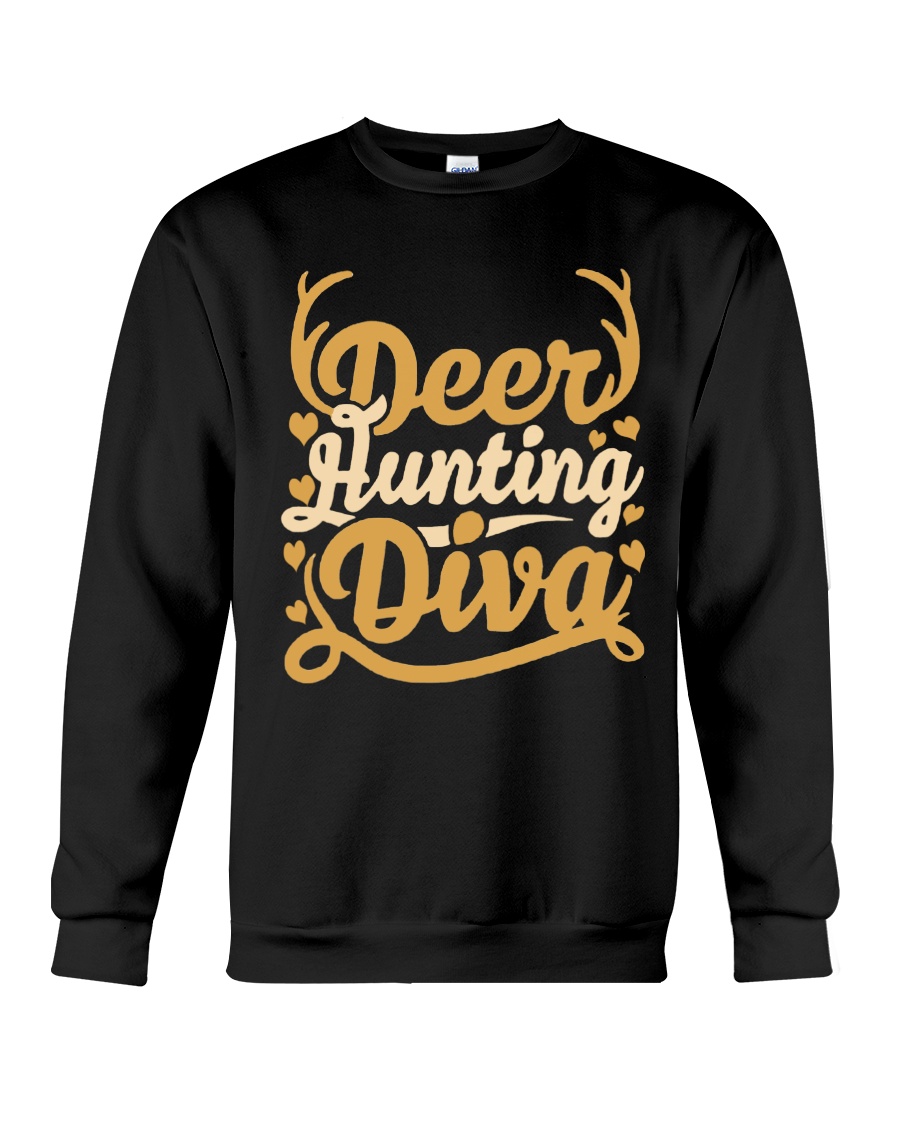 Deer Hunting Diva Crewneck Sweatshirt