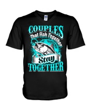 Couples V-Neck T-Shirt thumbnail