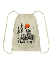 I Hate People Drawstring Bag tile