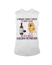 WOMAN NEEDS A GOLDEN RETRIEVER Sleeveless Tee thumbnail