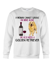 WOMAN NEEDS A GOLDEN RETRIEVER Crewneck Sweatshirt thumbnail
