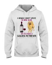 WOMAN NEEDS A GOLDEN RETRIEVER Hooded Sweatshirt thumbnail
