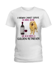 WOMAN NEEDS A GOLDEN RETRIEVER Ladies T-Shirt thumbnail