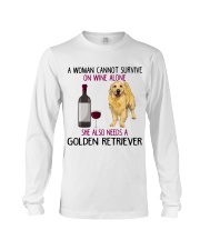 WOMAN NEEDS A GOLDEN RETRIEVER Long Sleeve Tee thumbnail