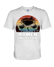 Ramen Invasion V-Neck T-Shirt tile