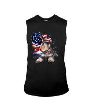 Schnauzer American Patriot Sleeveless Tee tile