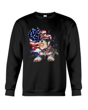 Schnauzer American Patriot Crewneck Sweatshirt tile
