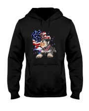 Schnauzer American Patriot Hooded Sweatshirt tile