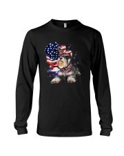Schnauzer American Patriot Long Sleeve Tee tile