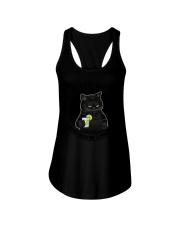 I Like Cats And Gin Ladies Flowy Tank tile