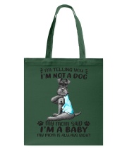 I Love Mom Tote Bag tile