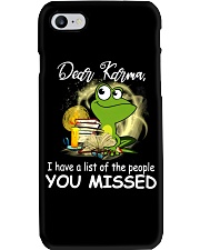 Dear Karma Phone Case tile