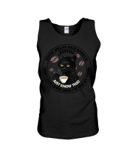 Coffee Spelled Back Wards Unisex Tank tile