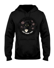Coffee Spelled Back Wards Hooded Sweatshirt tile